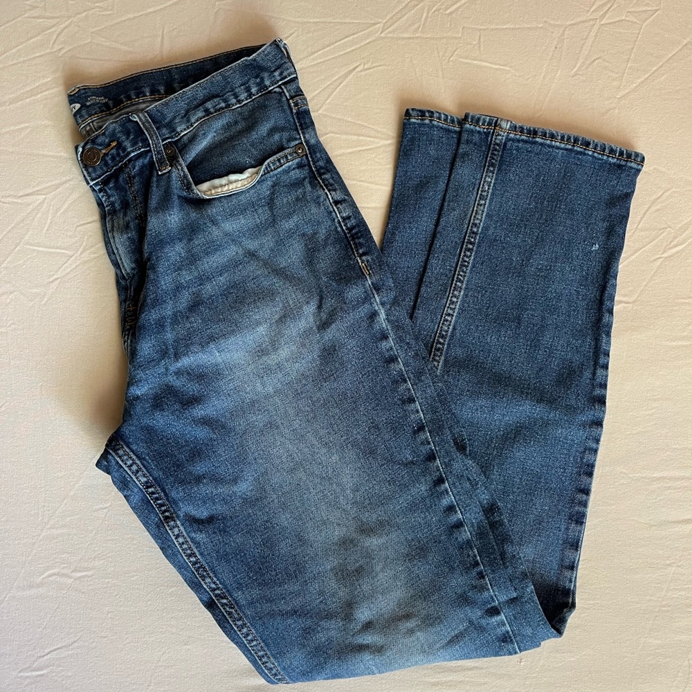 Old Navy Men's Straight Blue Jeans